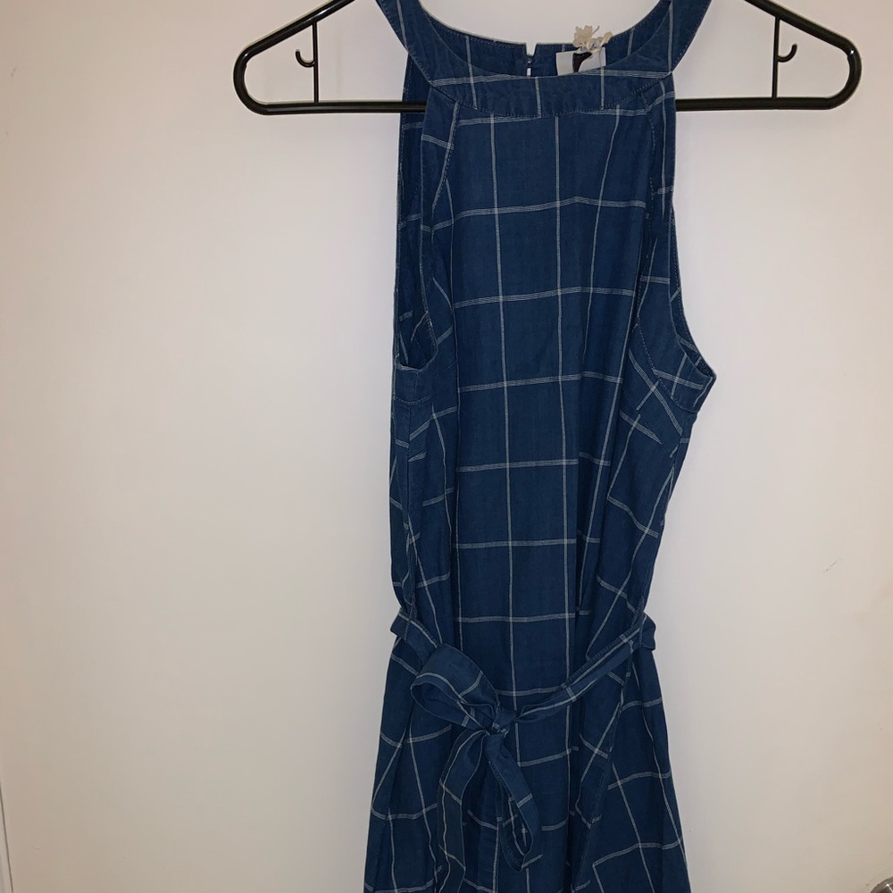 Navy blue dress-universal thread